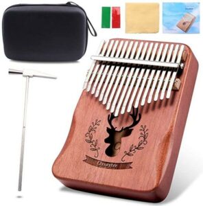 Kalimba-Debutant-Cerf-17-En-Bois-kit